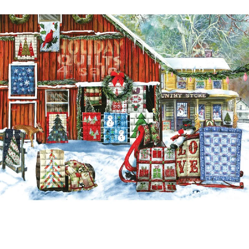Fabric painting dyes for customizing clothes and textiles Holiday Quilts - 1000pc Jigsaw Puzzle Fabric painting dyes for customizing clothes and textiles Holiday Quilts - 1000pc Jigsaw Puzzle