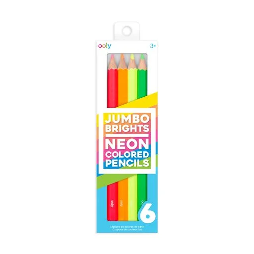 Art supplies for making decorative lanterns Jumbo Brights Neon Colored Pencils - Set of 6 Art supplies for making decorative lanterns Jumbo Brights Neon Colored Pencils - Set of 6