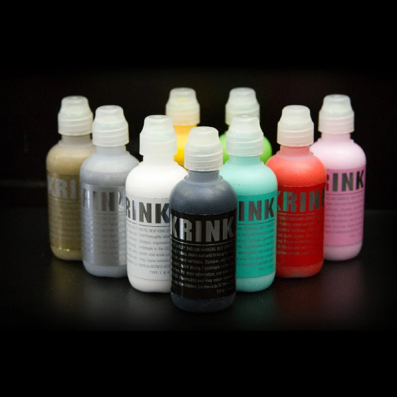 Art supplies for making birthday party favors​ Krink K-60