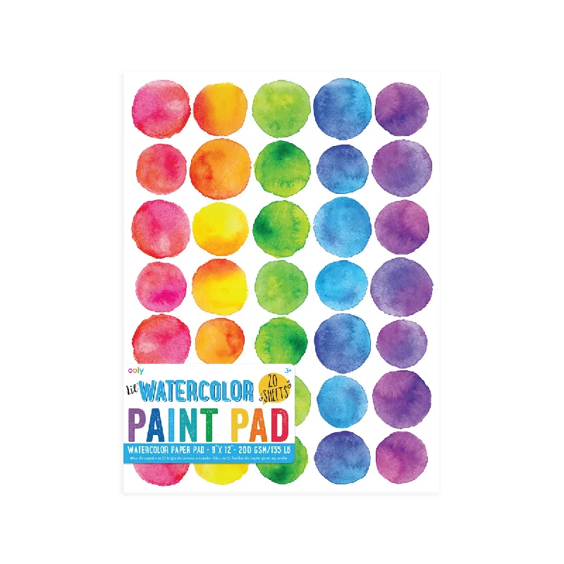 Art therapy supplies for mental health support​ Lil' Watercolor Paint Pad