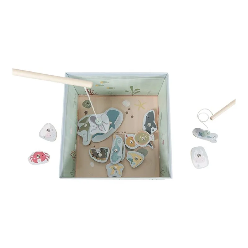 Wooden play construction sites for building play​ Little Dutch Fishing game