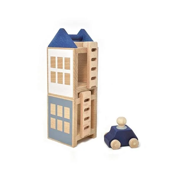 Wooden sand toys for beach or sandbox play​ Lubulona Town Winterburg Mini