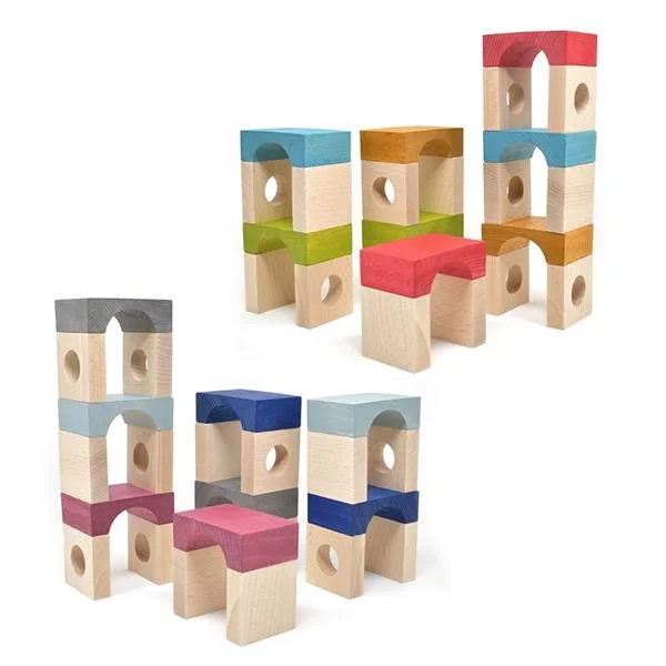 Wooden solar - powered toys for eco - friendly fun​ Lubulona Tunnel Blocks Mega