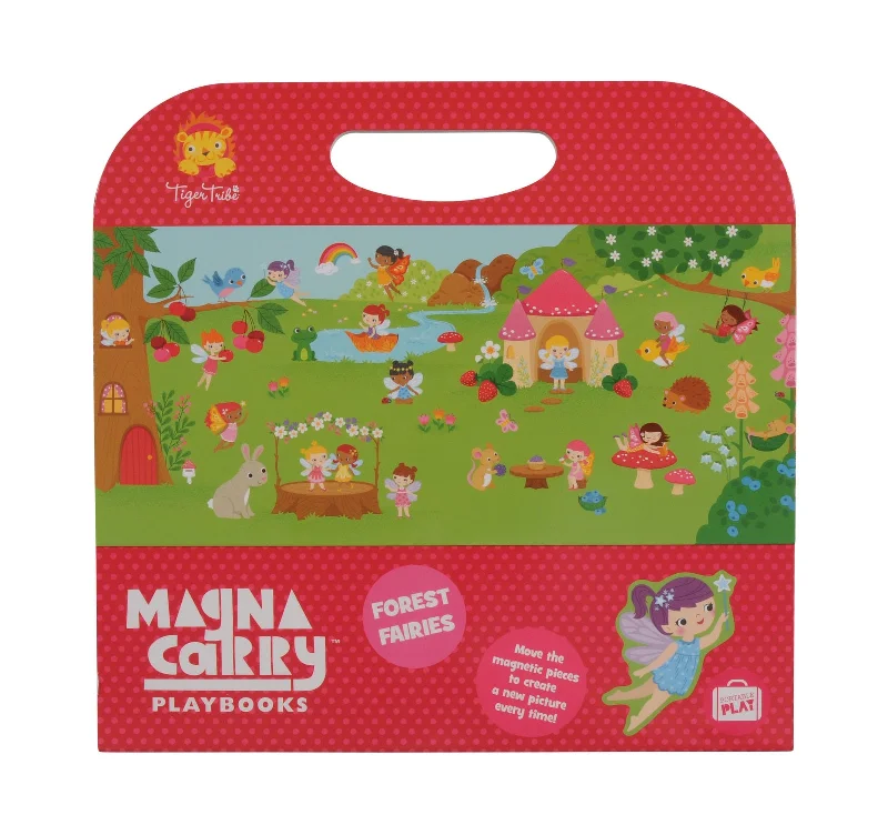 Wooden texture toys for sensory development​ Magna Carry - Forest Fairies