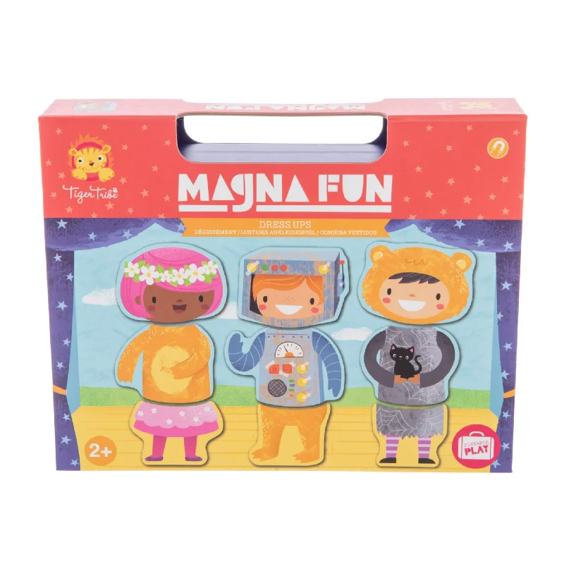Wooden play libraries for reading pretend​ Magna Fun - Dress Ups
