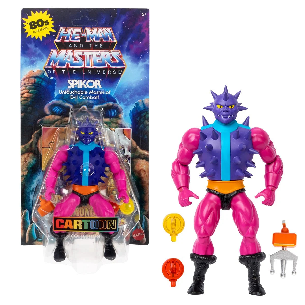 Hot Toys High - Quality Collectible Action Figures Masters of the Universe Origins Cartoon Collection Spikor 5.5" Inch Action Figure - Mattel Hot Toys High - Quality Collectible Action Figures Masters of the Universe Origins Cartoon Collection Spikor 5.5" Inch Action Figure - Mattel