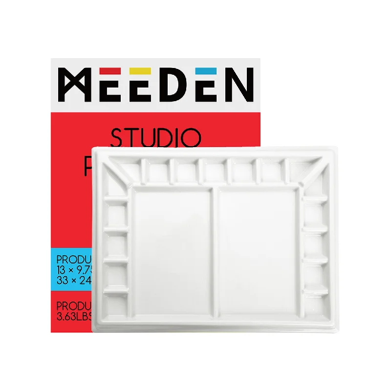 Handicraft supplies for making baby shower gifts​ MEEDEN Studio Porcelain Watercolor Paint Palette