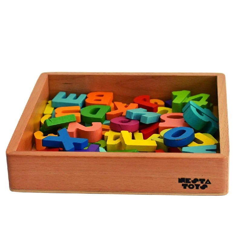 Wooden bath toys for water - filled fun​ Montessori Tray Wooden Toy  (Beech Wood)