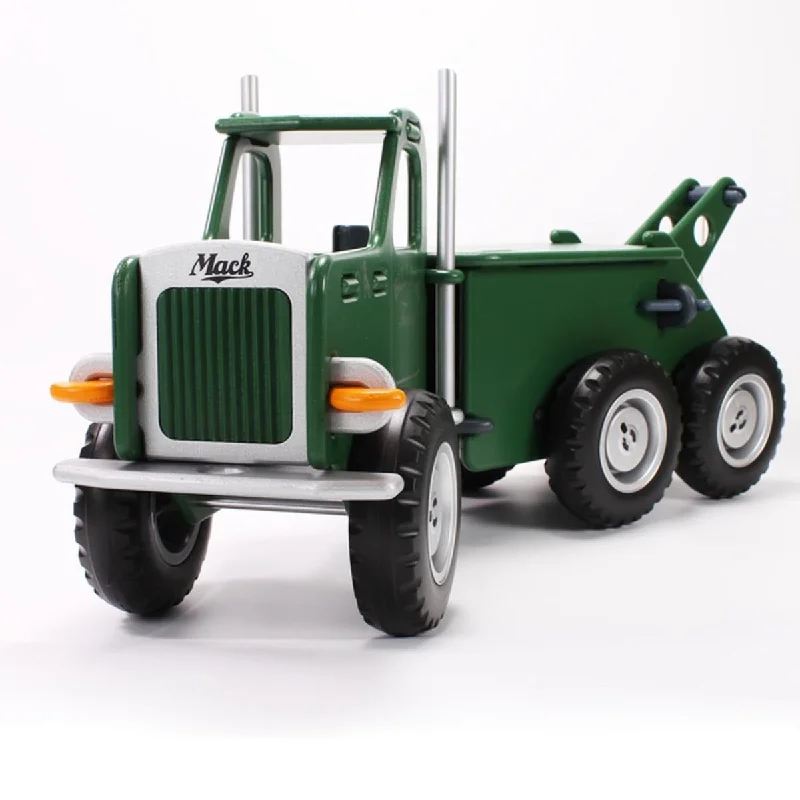 Wooden rattles for baby play​ Moover Mack Truck Green