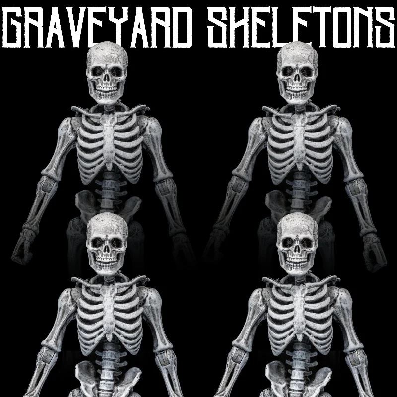 Hot Wheels Action Figures with Race - Track Accessories Mythic Legions Graveyard Skeletons 4-Pack Hot Wheels Action Figures with Race - Track Accessories Mythic Legions Graveyard Skeletons 4-Pack