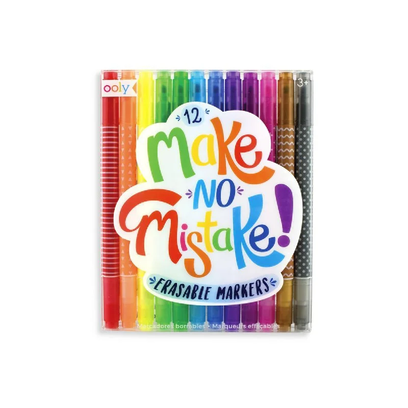 Painting and handicraft supplies for sports - themed projects​ Ooly make no mistake markers set of 12
