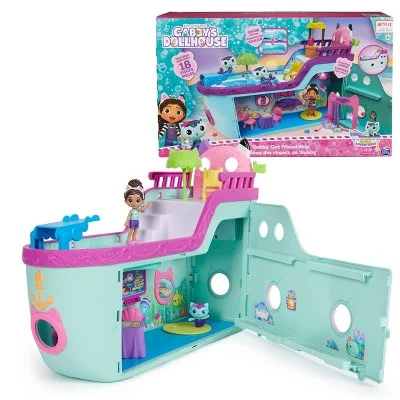 Barbie Dreamhouse - Accessories - Compatible Action Figures Open Box - Gabby's Dollhouse Cruise Ship Doll Playset Barbie Dreamhouse - Accessories - Compatible Action Figures Open Box - Gabby's Dollhouse Cruise Ship Doll Playset