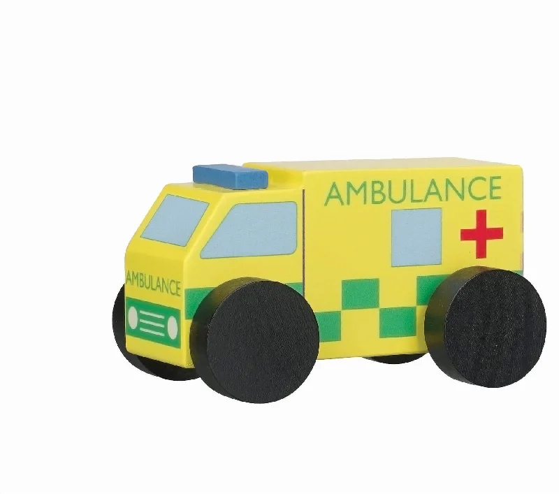 Wooden jigsaw puzzles for patience building Orange Tree Toys Children's Wooden Ambulance Wooden jigsaw puzzles for patience building Orange Tree Toys Children's Wooden Ambulance