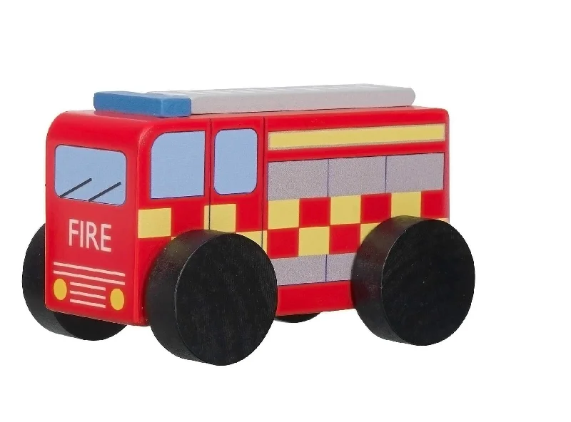 Wooden alphabet toys for early literacy​ Orange Tree Toys Fire Engine