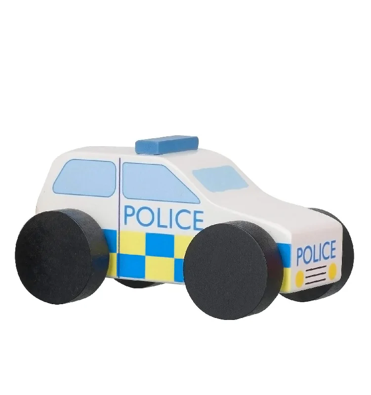 Wooden animal figurines for nature - themed play​ Orange Tree Toys Police Car
