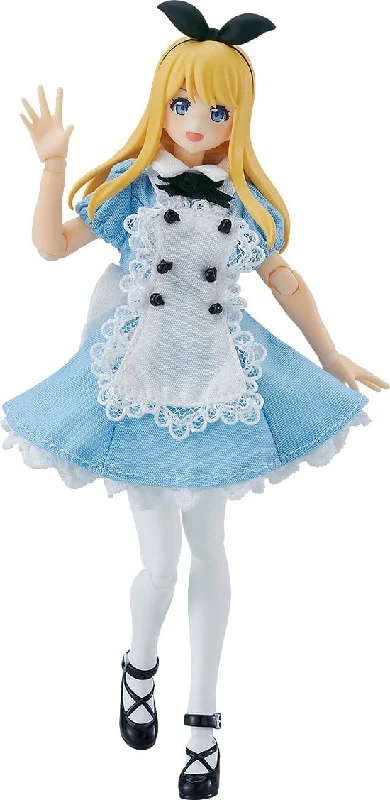 Incredibles Family Action Figures Original Character Figma Action Figure Female Body (Alice) with Dress and Apron Outfit 13 cm Incredibles Family Action Figures Original Character Figma Action Figure Female Body (Alice) with Dress and Apron Outfit 13 cm