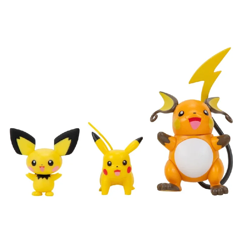 Lalaloopsy Doll - Inspired Action Figures Pokémon Select Action Figures 3-Pack Evolution Pichu, Pikachu, Raichu Lalaloopsy Doll - Inspired Action Figures Pokémon Select Action Figures 3-Pack Evolution Pichu, Pikachu, Raichu