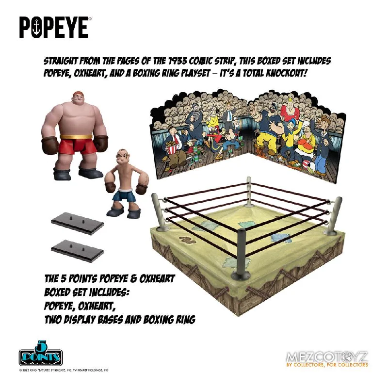 Hasbro Marvel Legends Series Action Figures Popeye 5 Points Deluxe Figure Set Popeye & Oxheart 9 cm Hasbro Marvel Legends Series Action Figures Popeye 5 Points Deluxe Figure Set Popeye & Oxheart 9 cm