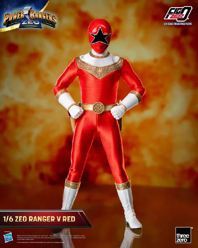 Power Rangers Dino Fury Action Figures Power Rangers Zeo FigZero Action Figure 1/6 Ranger V Red 30 cm Power Rangers Dino Fury Action Figures Power Rangers Zeo FigZero Action Figure 1/6 Ranger V Red 30 cm