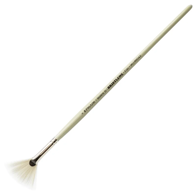Painting and handicraft supplies for space - themed projects​ Pro Arte Series D Bristlene Oil Brushes - Fan