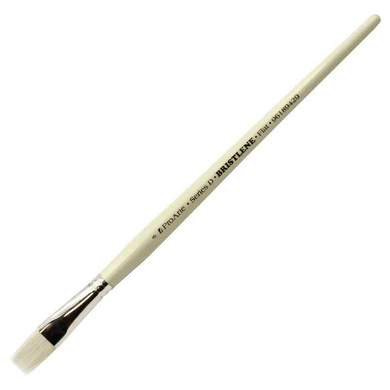 School - grade art supplies for classroom projects Pro Arte Series D Bristlene Oil Brushes - Flat School - grade art supplies for classroom projects Pro Arte Series D Bristlene Oil Brushes - Flat