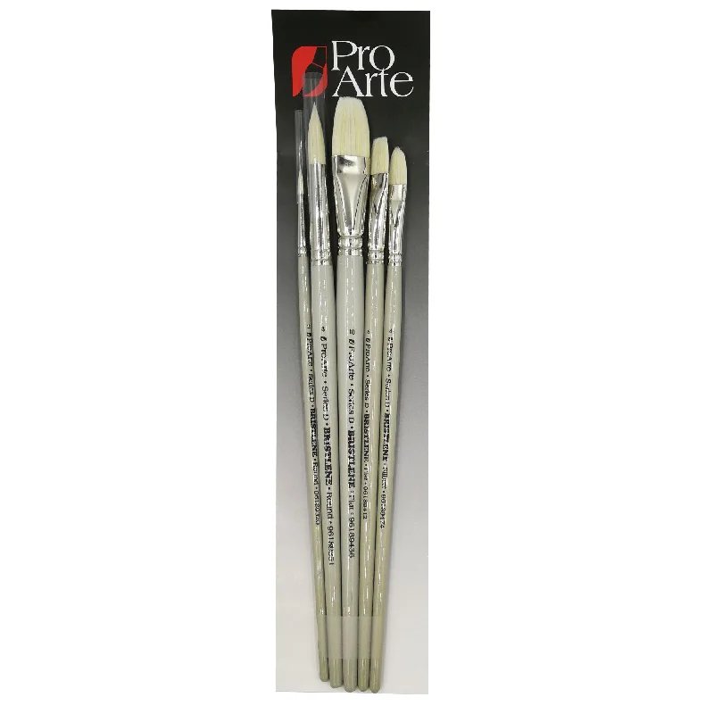 Fabric painting dyes for customizing clothes and textiles Pro Arte Series D Bristlene Oil Brushes (W16) - Set of 5 Fabric painting dyes for customizing clothes and textiles Pro Arte Series D Bristlene Oil Brushes (W16) - Set of 5
