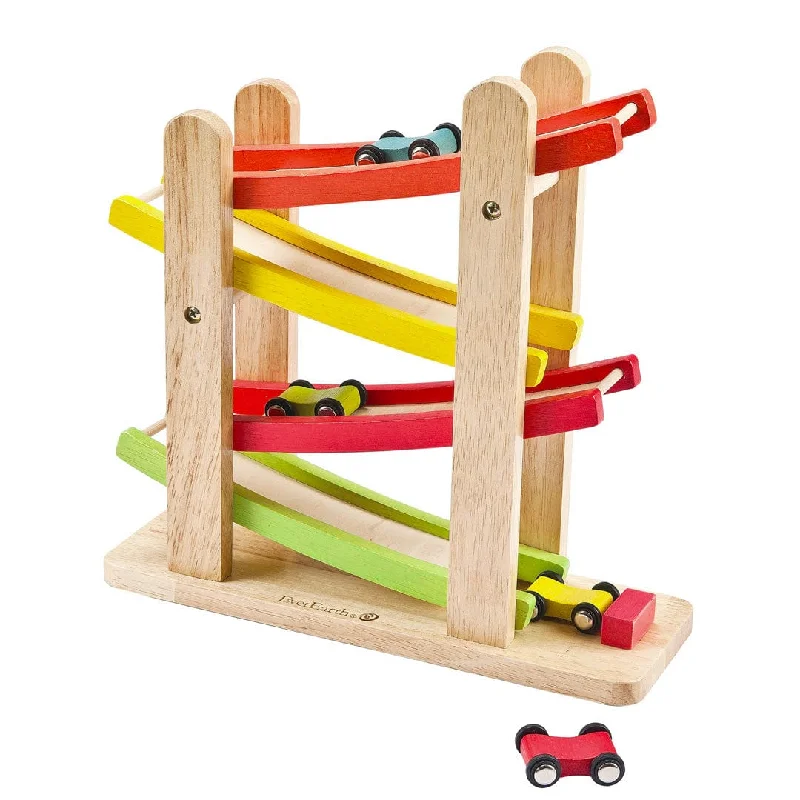 Wooden magnetic toys for scientific exploration​ Ever Earth Ramp Racer