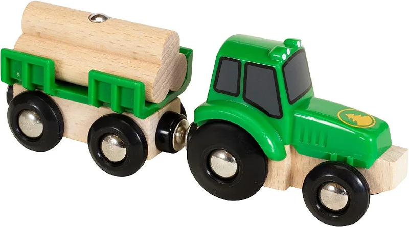 Wooden spinning tops for kinetic fun​ Brio 33799 Tractor with Load