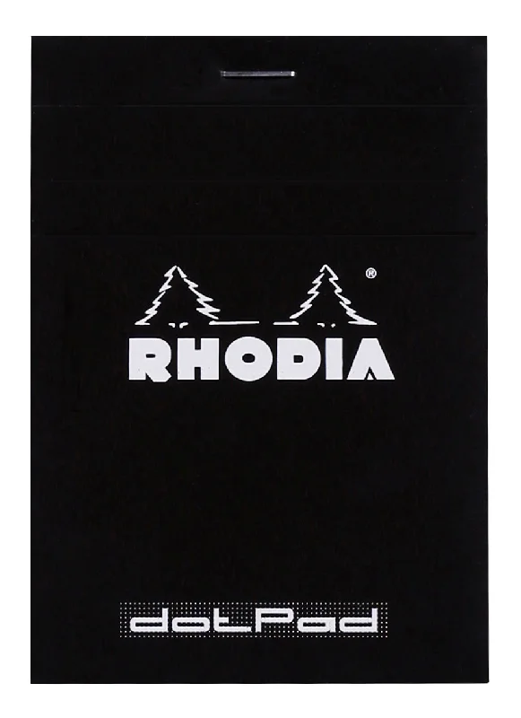 Handicraft supplies for making unique keychains Rhodia Dot Grid Stapled Pad - BLACK Handicraft supplies for making unique keychains Rhodia Dot Grid Stapled Pad - BLACK