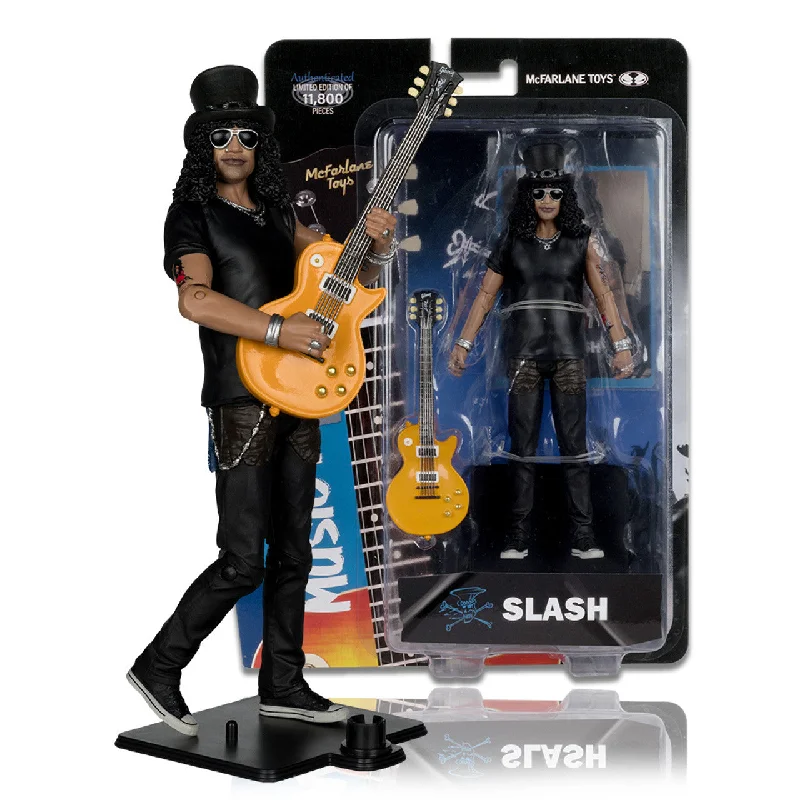 Playmobil Character Action Figures Slash (Music Maniacs: Rock) 6" Scale Action Figure - McFarlane Toys Playmobil Character Action Figures Slash (Music Maniacs: Rock) 6" Scale Action Figure - McFarlane Toys