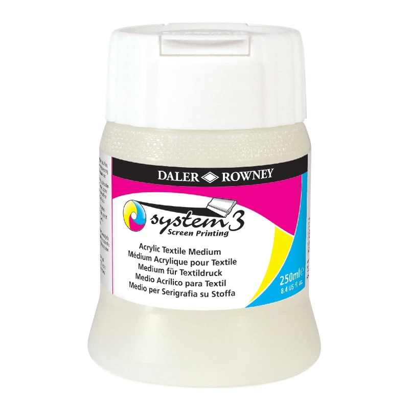 Air - dry clay for easy - to - use handicraft projects Daler-Rowney System3 Textile Screen Printing Medium Air - dry clay for easy - to - use handicraft projects Daler-Rowney System3 Textile Screen Printing Medium
