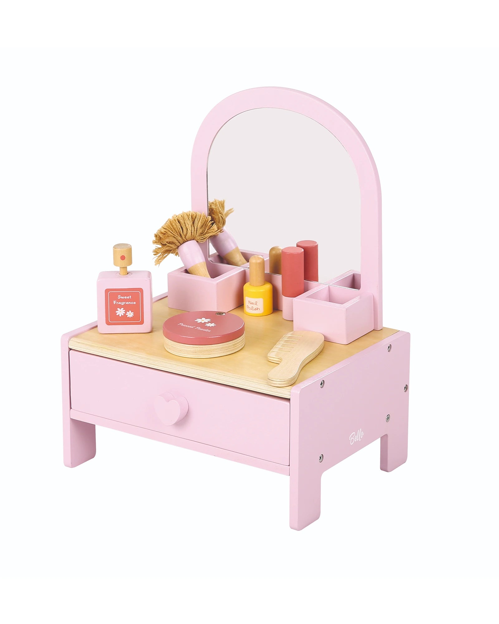 Wooden stacking toys for fine motor skills​ Bello Jolie Vanity