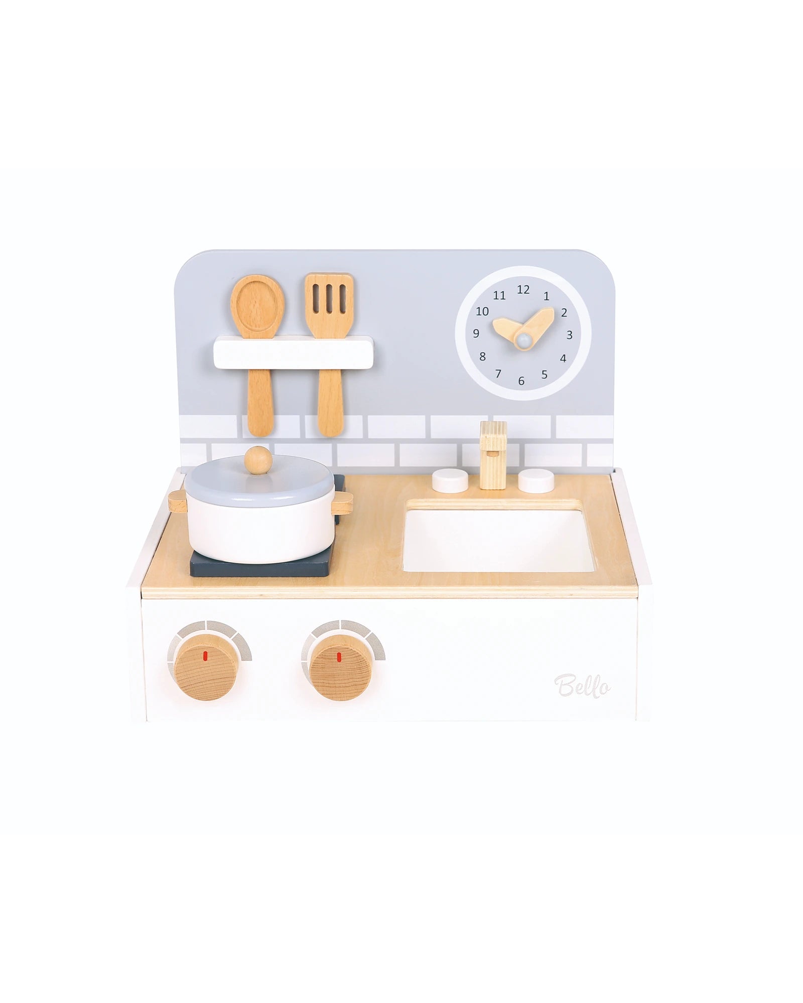 Wooden toy trucks for transportation play​ Bello Little Chef Kitchenette