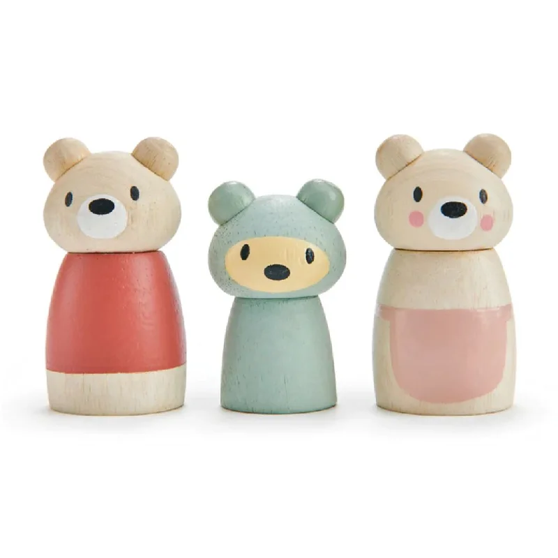 Wooden forts for imaginative play​ Bear Tales Wooden Doll Set