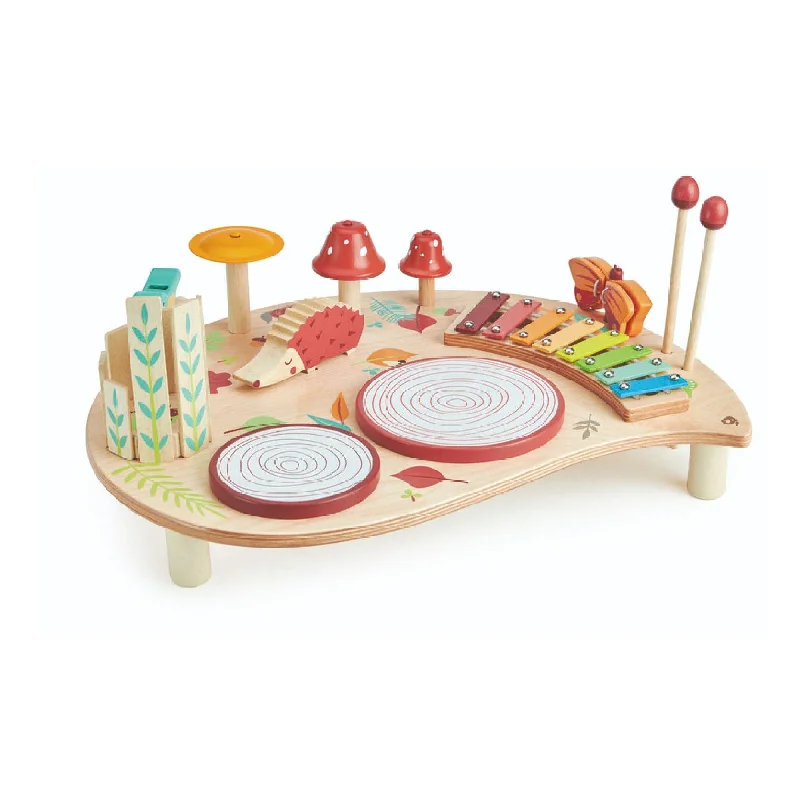 Wooden tool sets for pretend carpentry​ Tender Leaf Toys Forest Musical Table