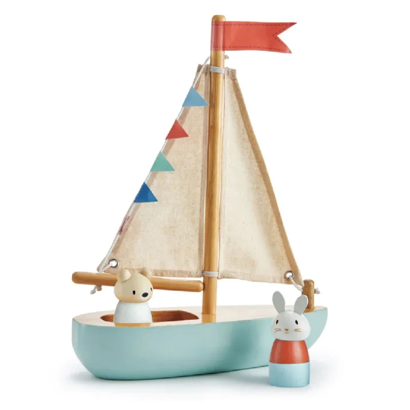 Wooden sorting toys for learning colors and shapes​ Wooden Sailaway Boat