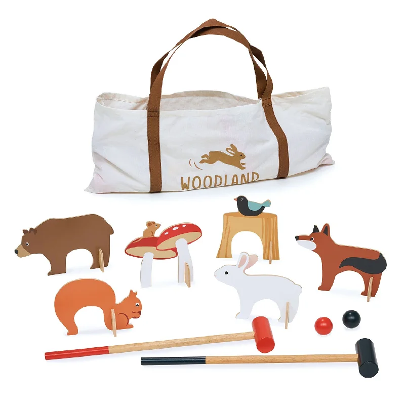 Wooden play hospitals for doctor - patient play​ Woodland Indoor Croquet Set