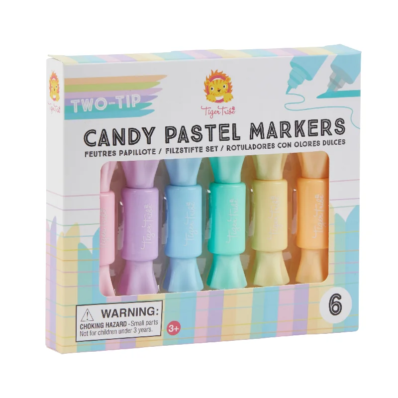 Wooden fairy houses for magical play​ Two - Tip Candy Pastel Markers