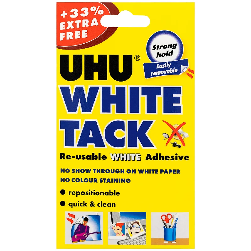 Budget - friendly art supplies for students on a tight budget UHU White Tack Handy Pack + Free Extra 33% Budget - friendly art supplies for students on a tight budget UHU White Tack Handy Pack + Free Extra 33%