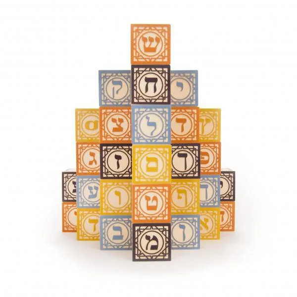 Wooden musical boxes for soothing melodies​ Hebrew Wooden Alphabet Blocks