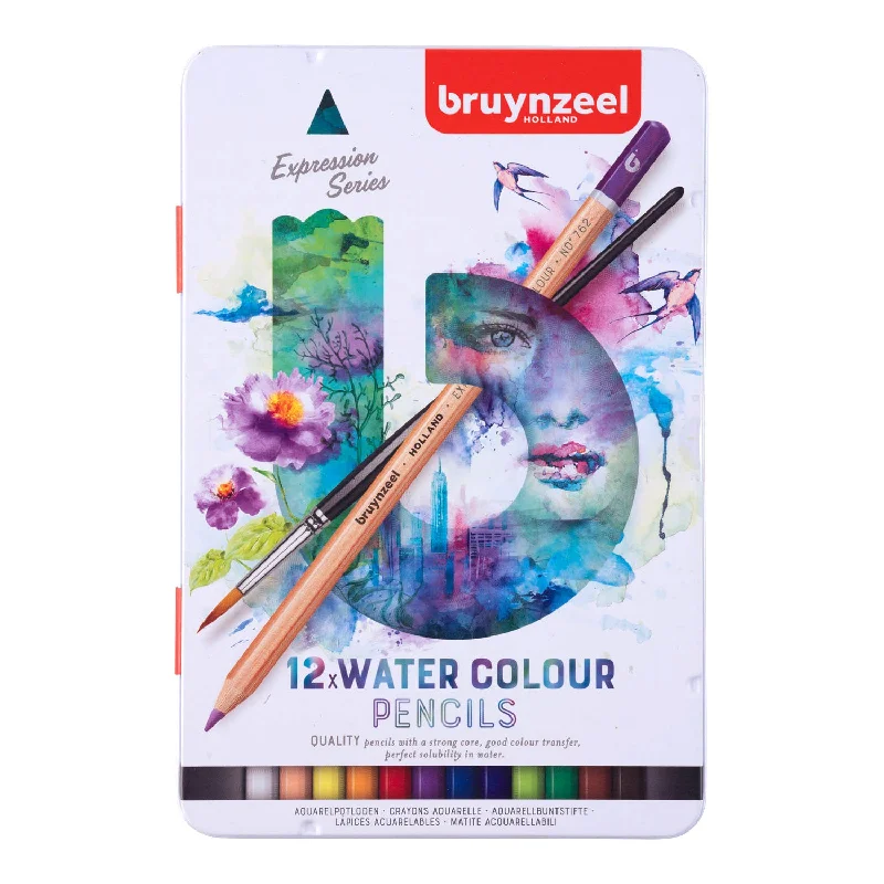 Abstract painting art supplies for creative expression W/C Pencil - Set/12 Expression Abstract painting art supplies for creative expression W/C Pencil - Set/12 Expression