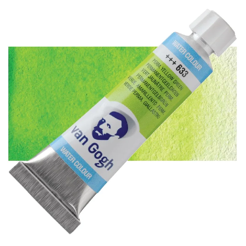 Canvas panels for landscape painting in various sizes​ W/C - Permanent Yellow Green VAN GOGH