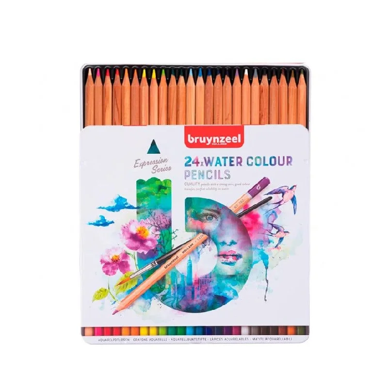 Art supplies for making birthday party favors​ W/C Pencil - Set/24 Expression