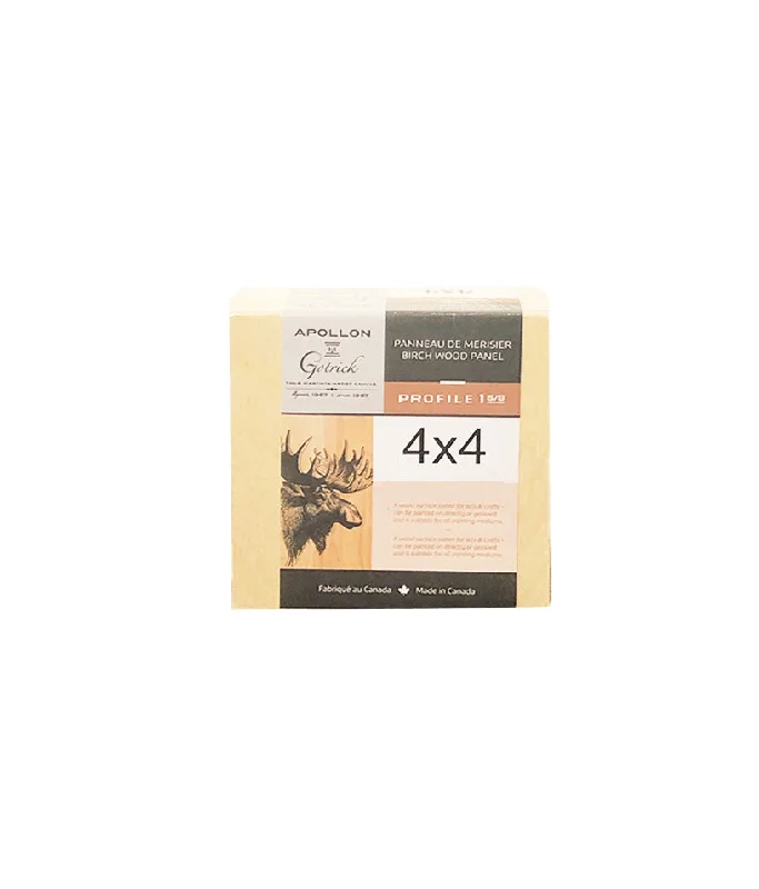 Painting and handicraft supplies for sports - themed projects​ Wood Panel  4x4 Deep