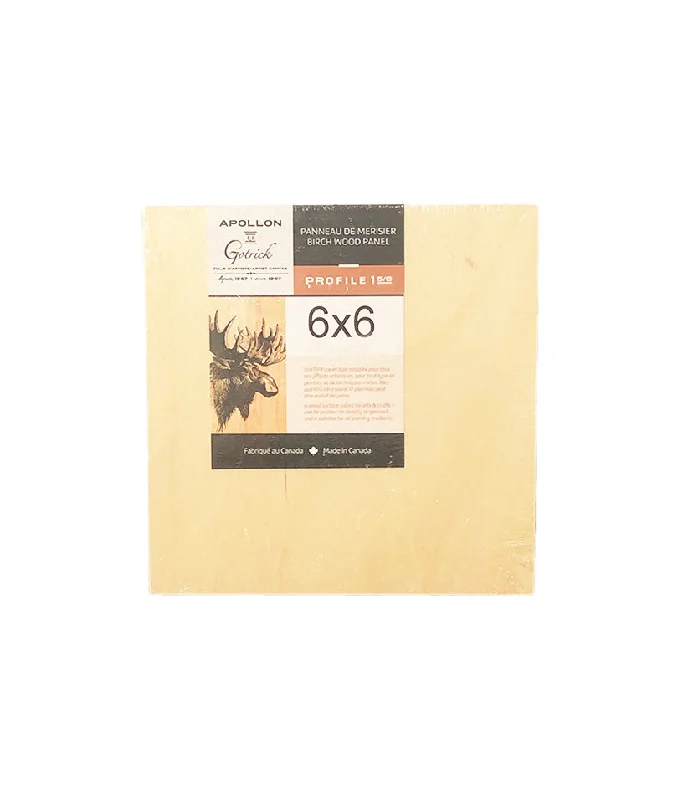 Painting and handicraft supplies for food - themed projects​ Wood Panel  6x6 Deep