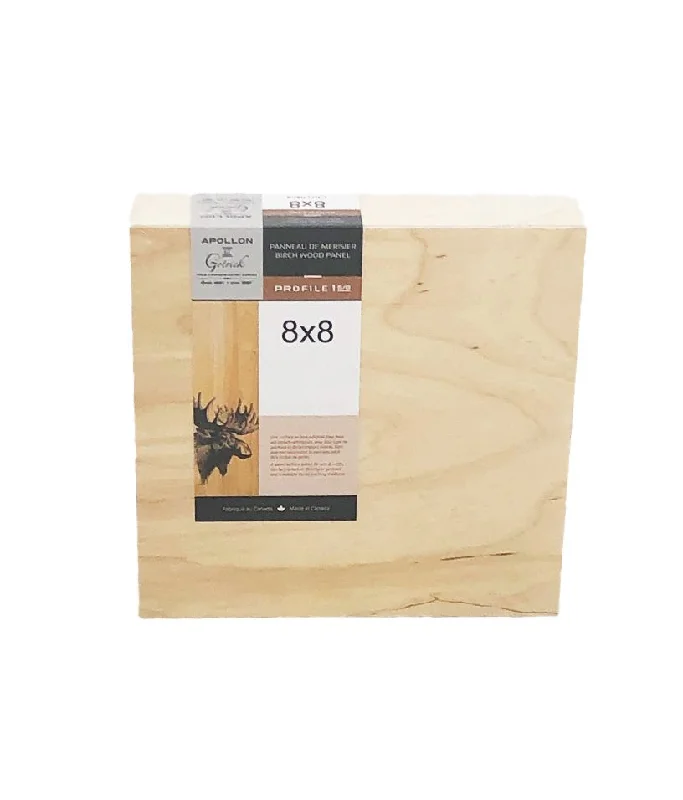 Soap - making art supplies for creating handmade soaps​ Wood Panel 8x8 Deep
