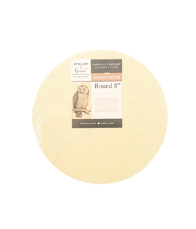 Art supplies for making personalized bookmarks​ Wood Panel - Circle 8"