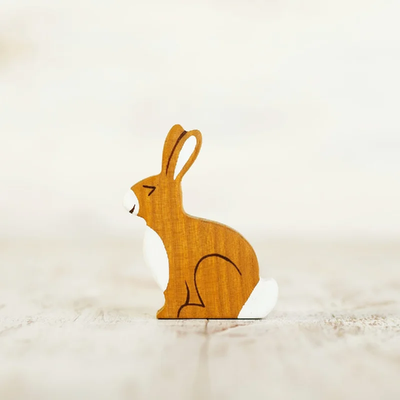 Wooden puppet sets for storytelling​ Wooden Caterpillar rabbit hare
