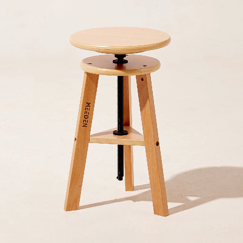 Artist - quality paintbrushes made of natural bristles MEEDEN Wooden Drafting Stool with Adjustable Height-Natural-G-005 Artist - quality paintbrushes made of natural bristles MEEDEN Wooden Drafting Stool with Adjustable Height-Natural-G-005