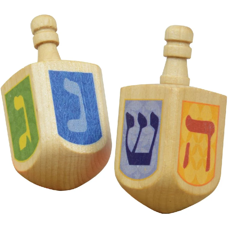 Wooden fairy houses for magical play​ Wooden Hanukkah Dreidel